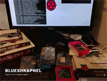 Tablet Screenshot of blueshrapnel.com